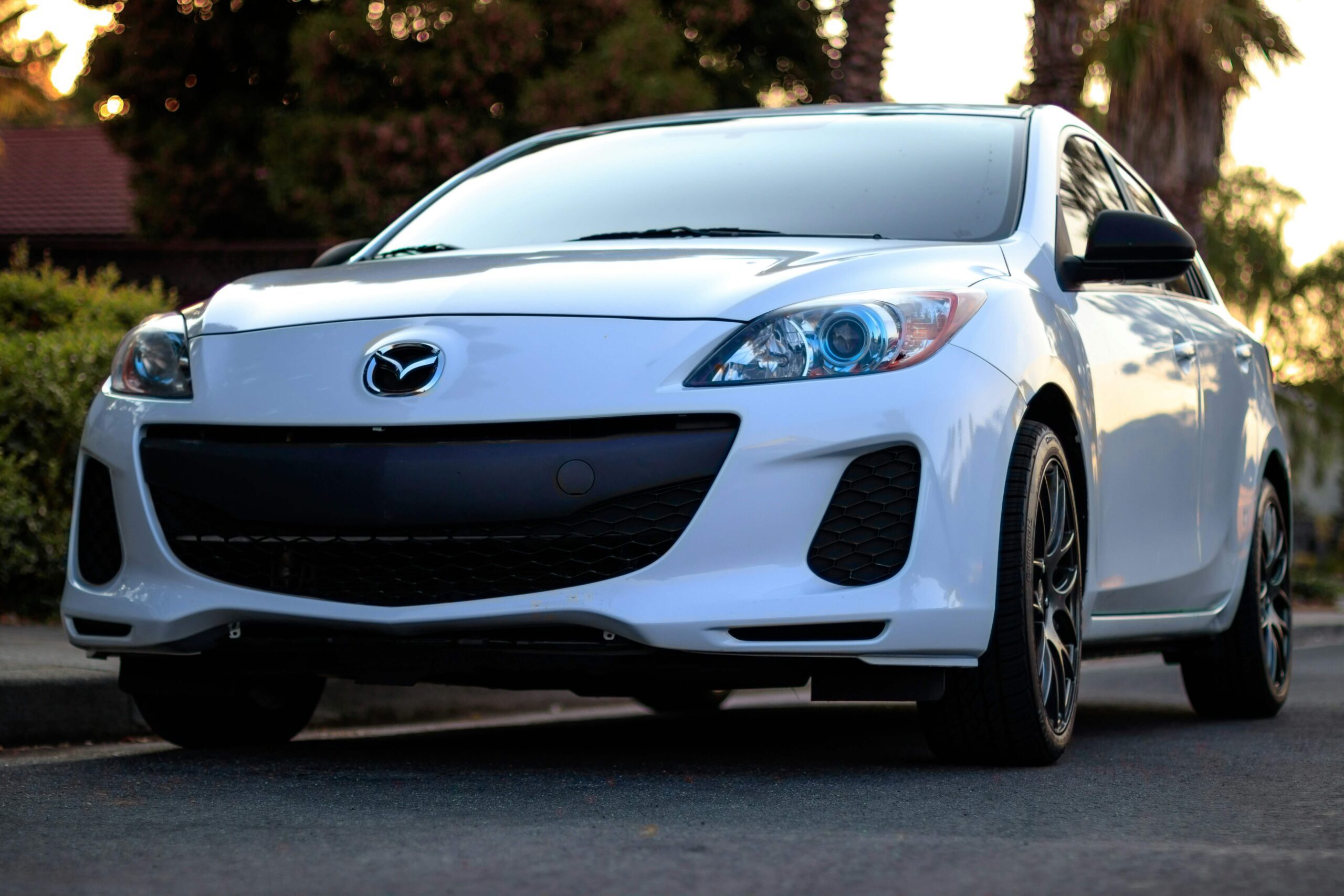 Mazda body repair image from the workshop