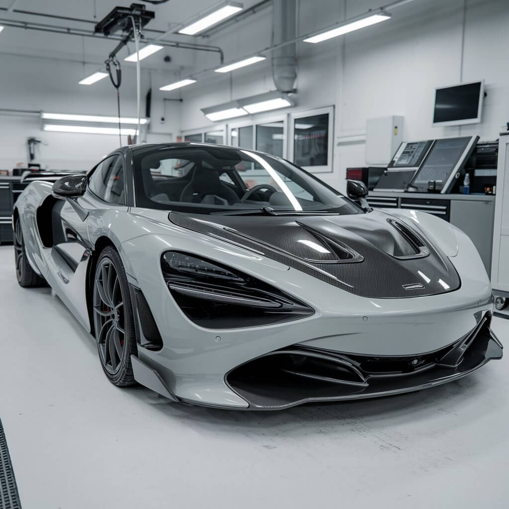 Bodyshop.ae vehicle repair area in Dubai