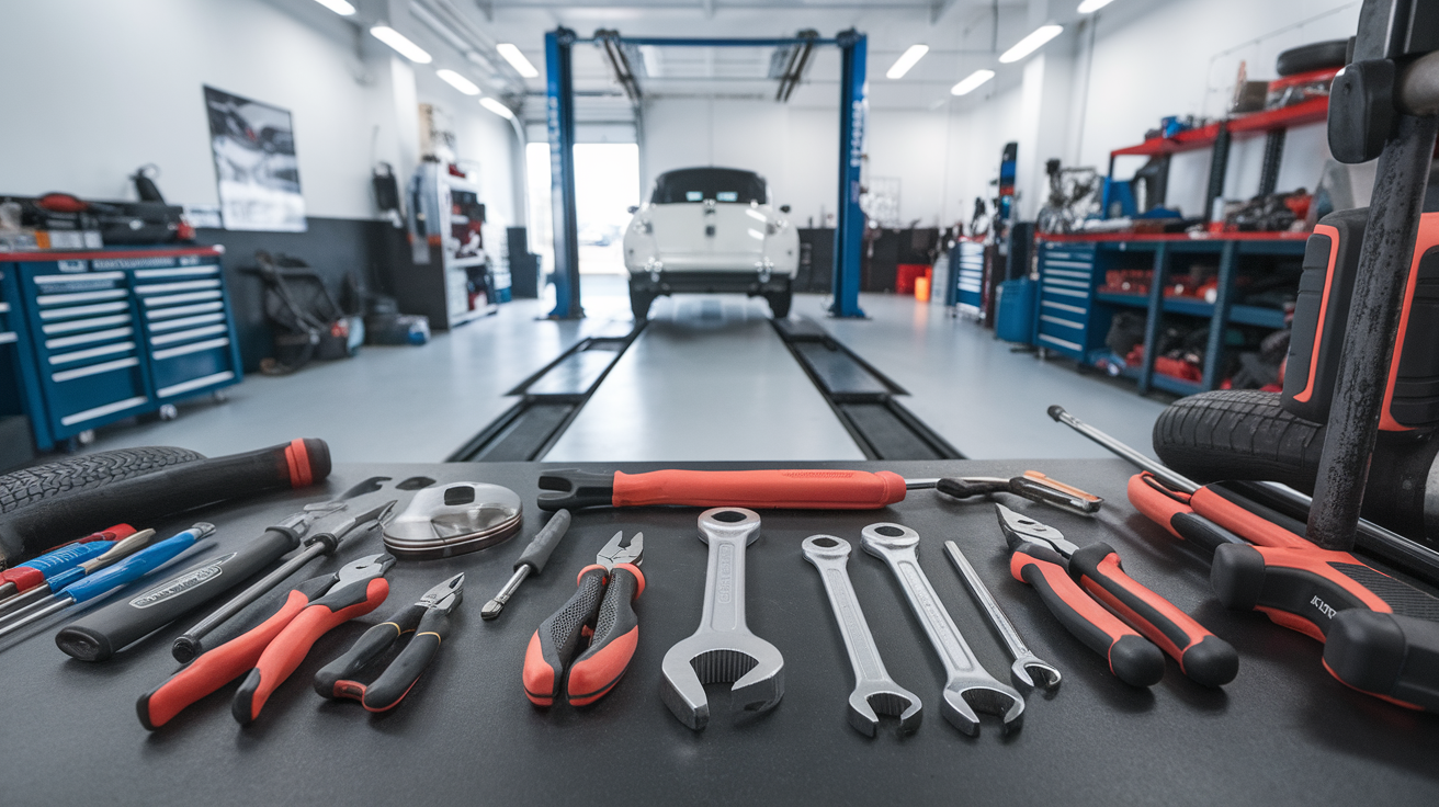 Paint booth tool set
