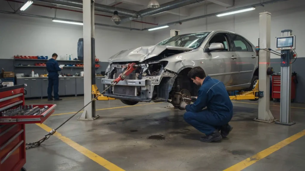 can a bent car chassis be straightened