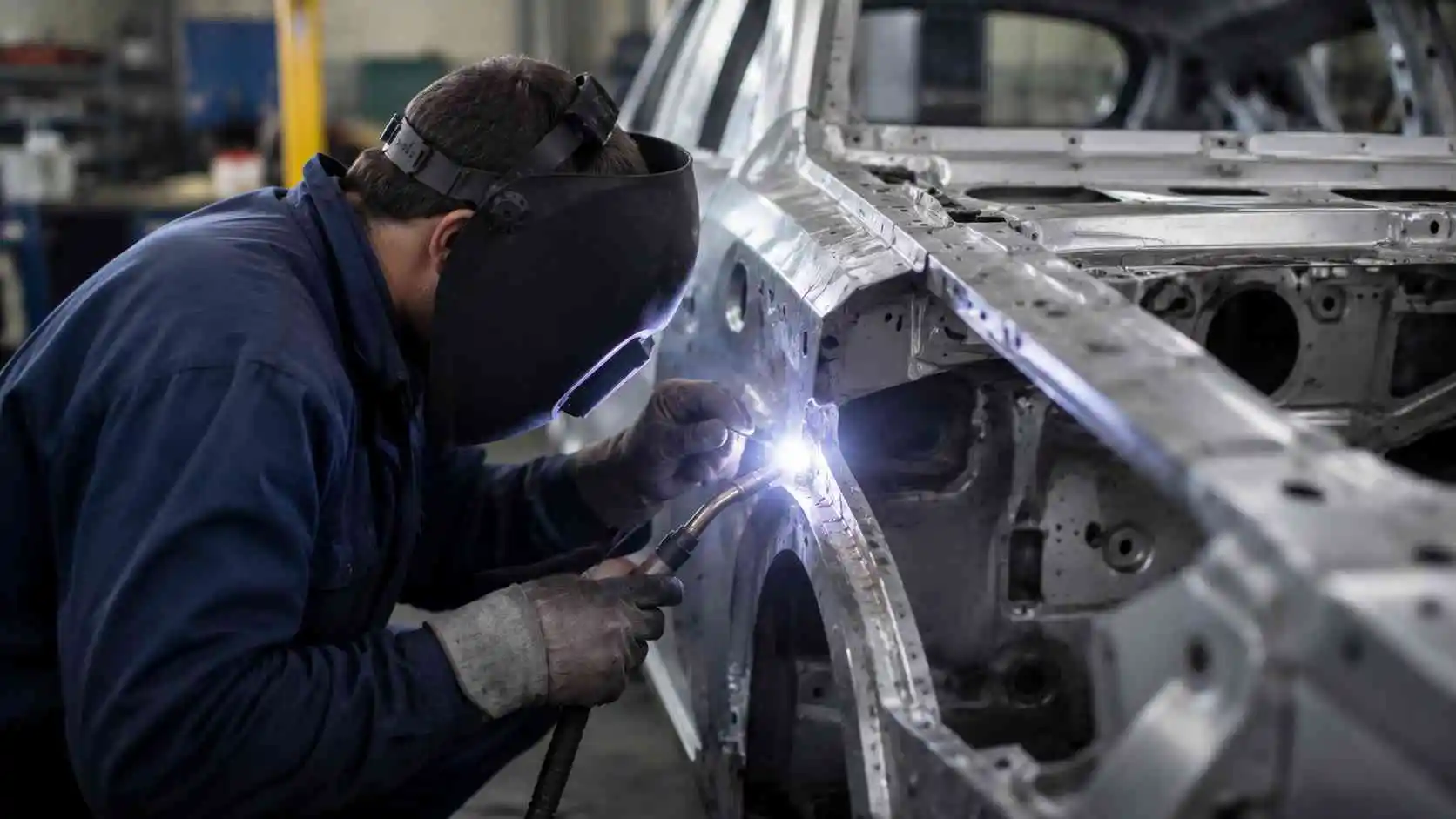 Aluminum car body welding