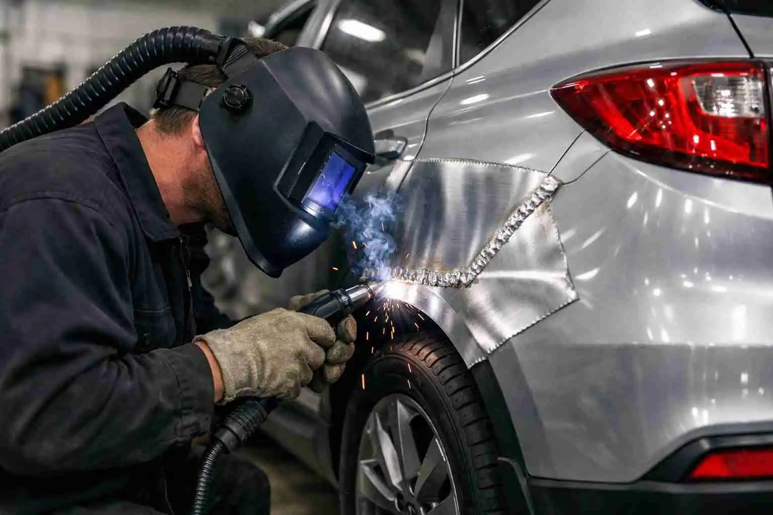 Car body weld repair