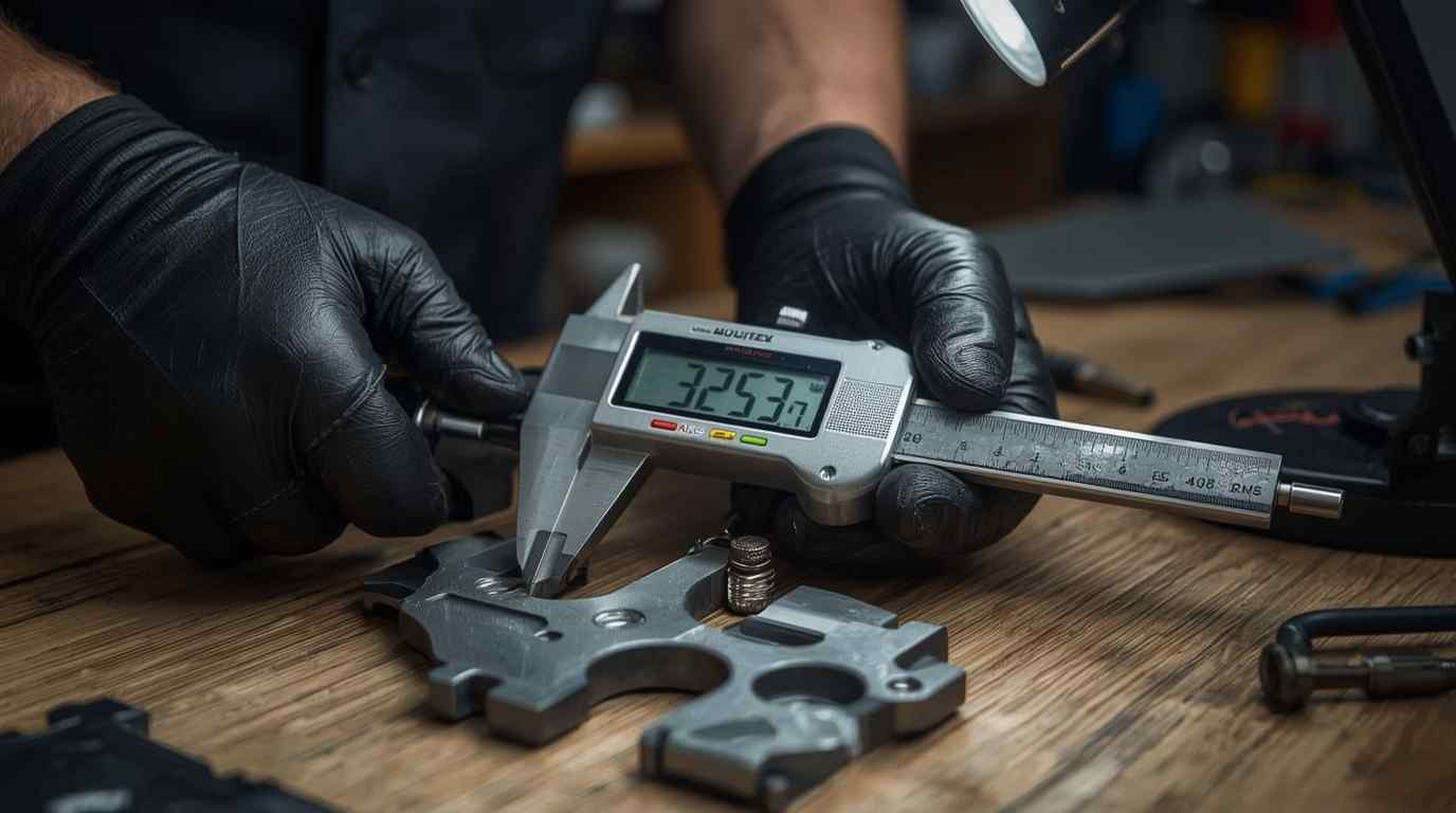 digital calipers for body panel fitment measurement