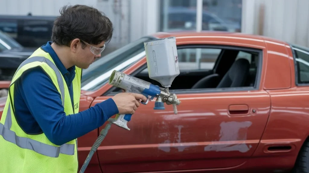 auto paint gun selection