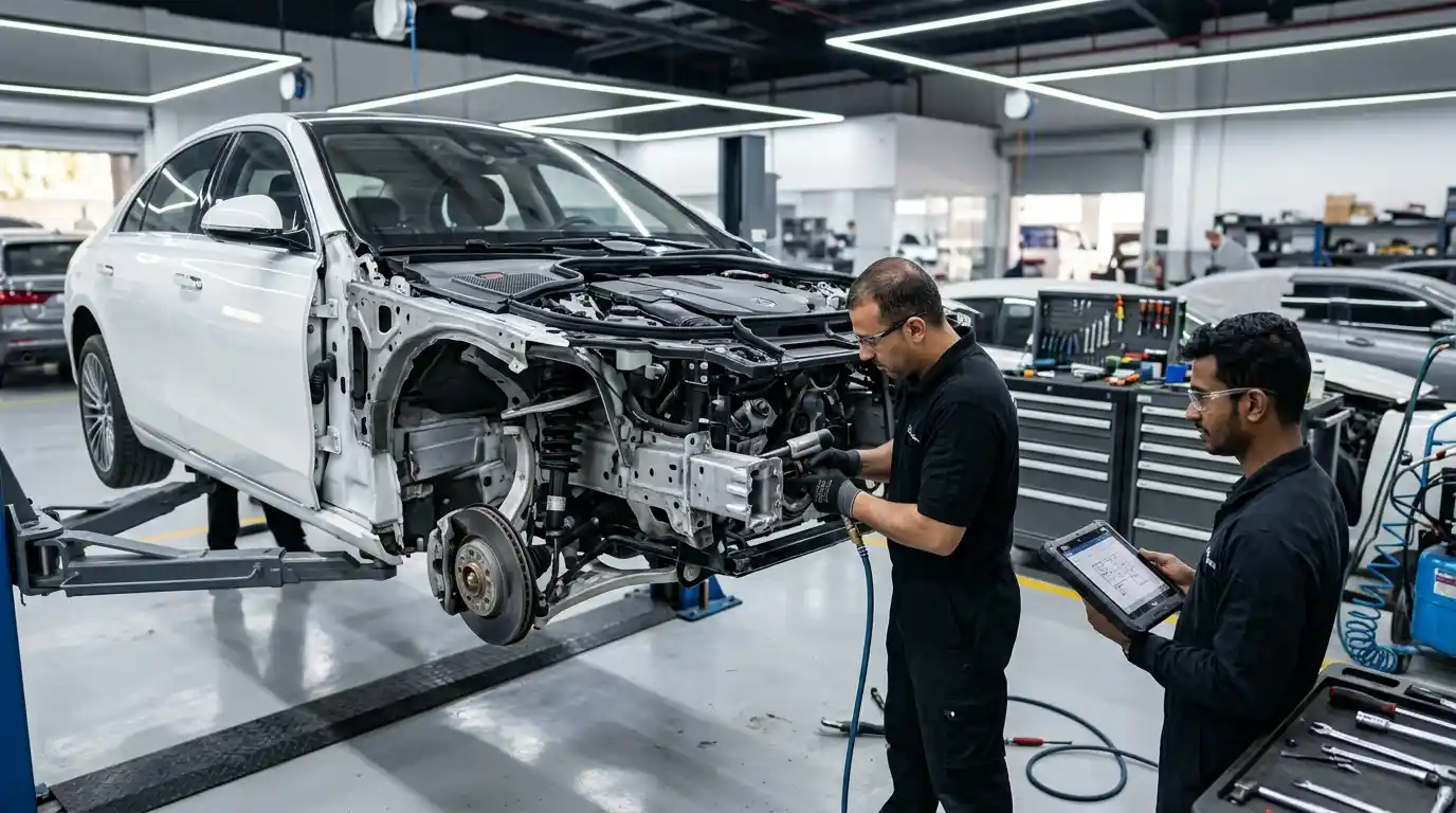 Damage map repair plan and supplement records connected for a traceable collision repair case study