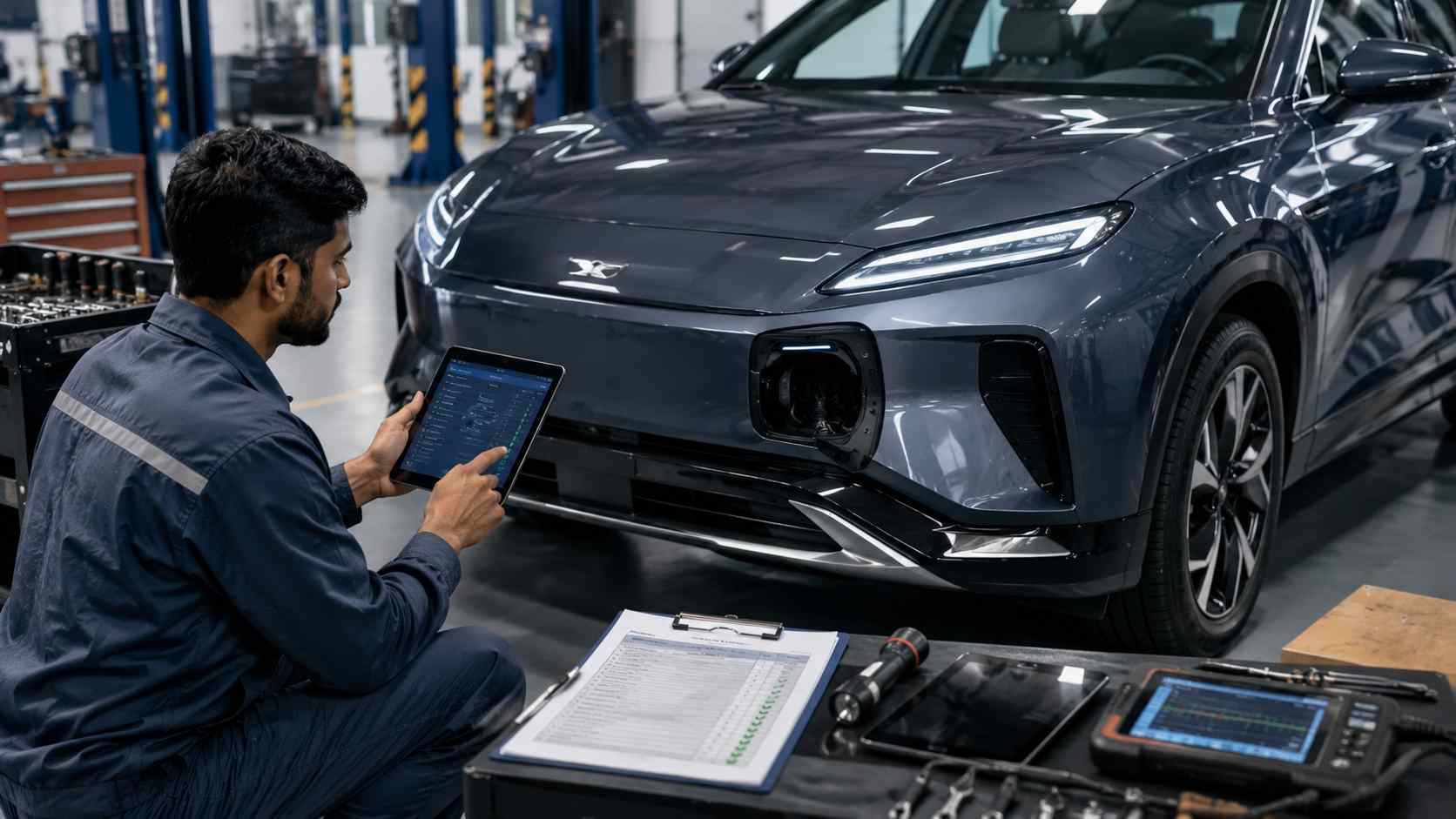 BYD repair collection inspection checking charging warnings cameras and body functions