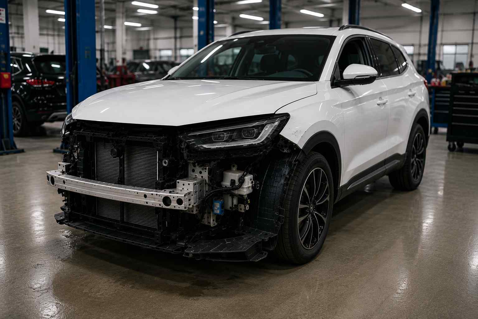BYD Song Plus damage photo inspection Dubai
