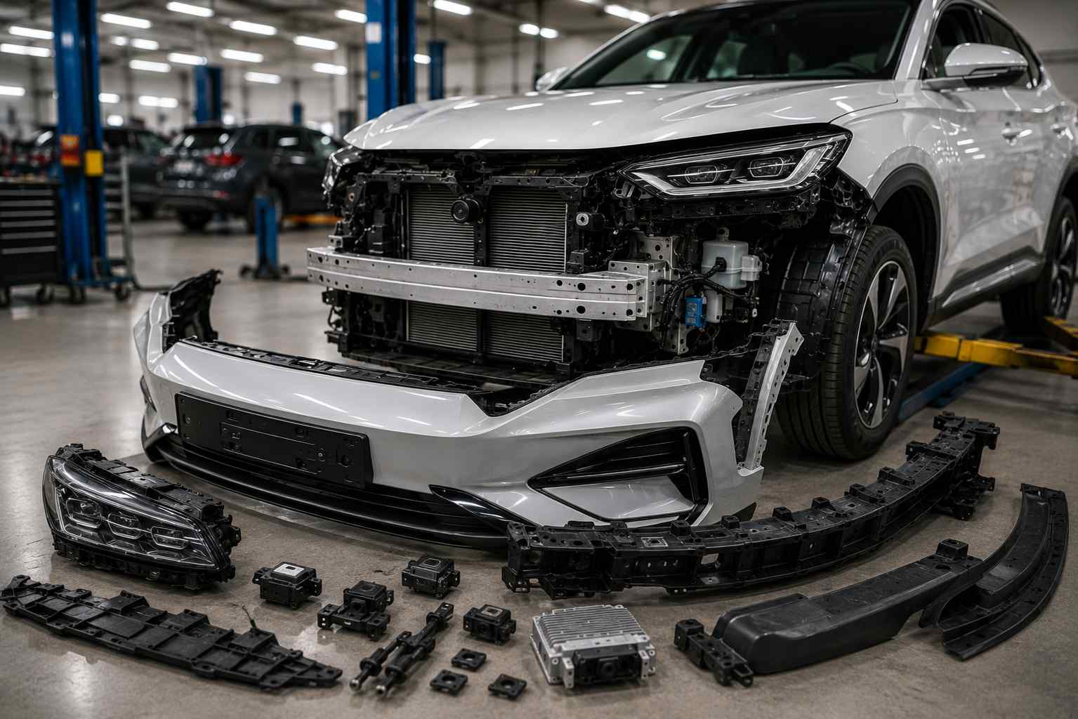 BYD Song Plus repair versus replacement assessment Dubai