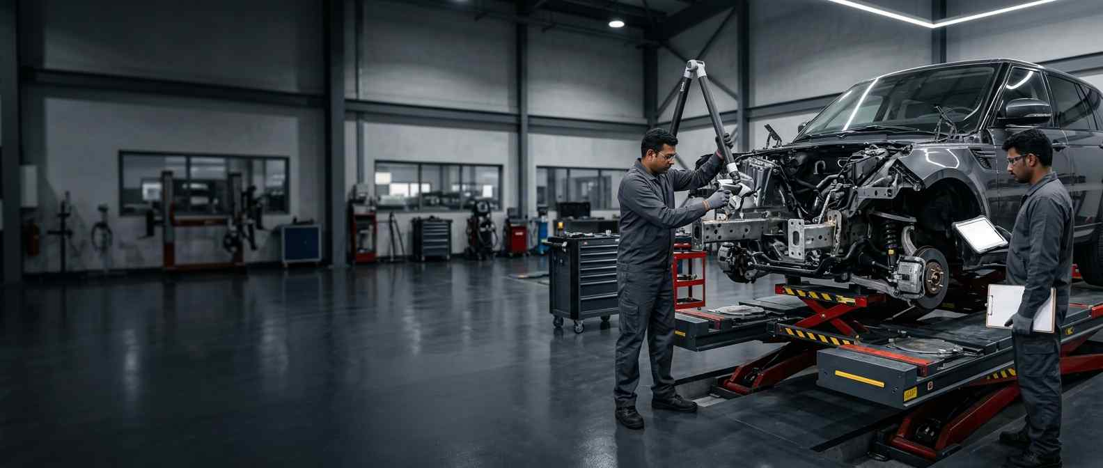 Professional Chassis Assessment and Repair Planning Professional chassis assessment and structural repair planning in Dubai