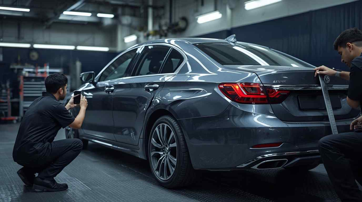 Car Damage Photo Estimate Dubai Customer car damage photo set prepared for an initial body repair estimate in Dubai