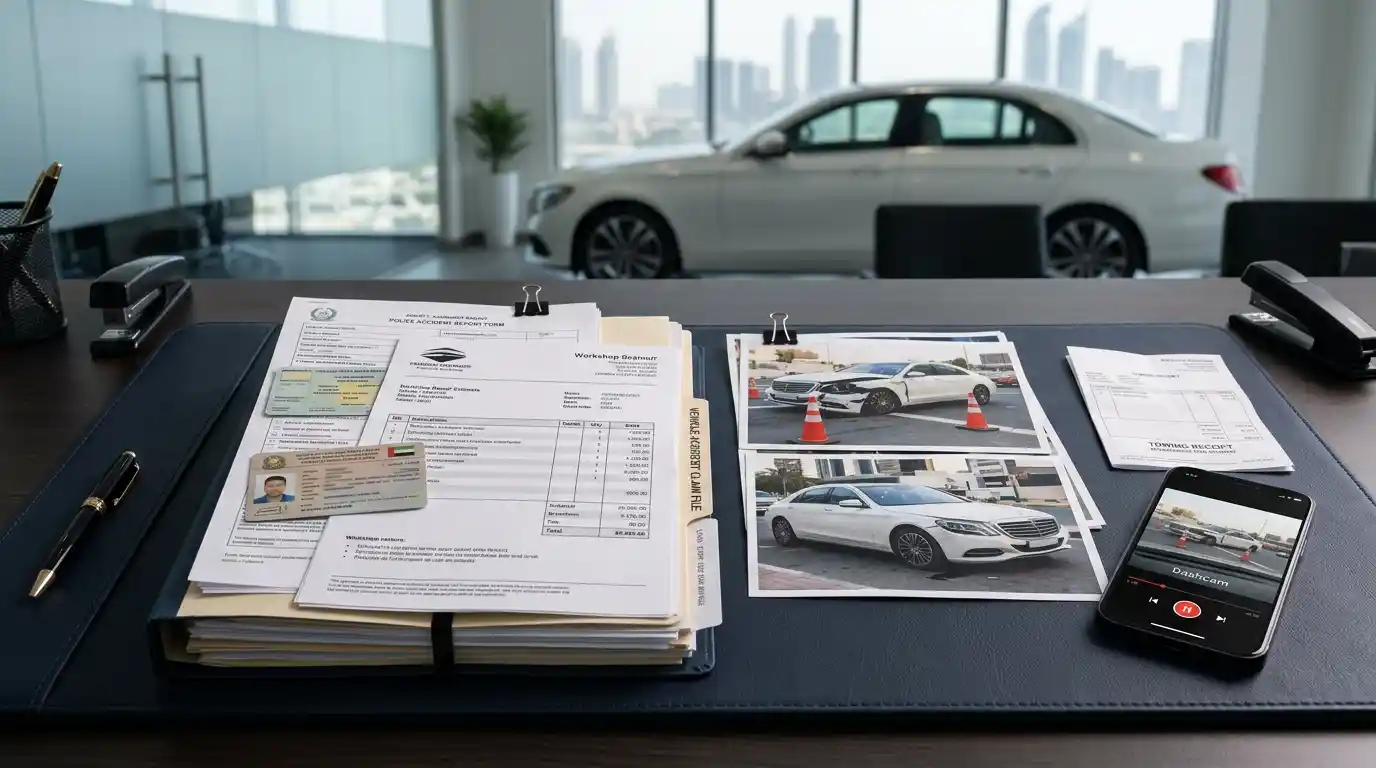 Reviewing vehicle damage and repair documents