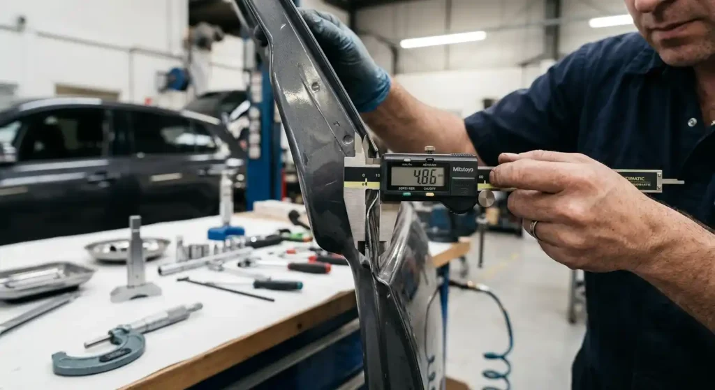 digital calipers for body panel fitment