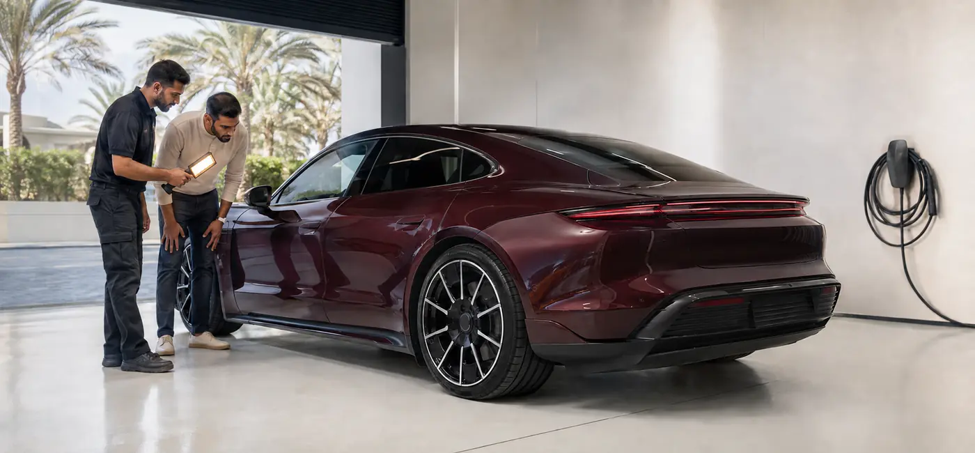 Porsche Taycan aftercare handover separating charging readiness from fresh paint guidance