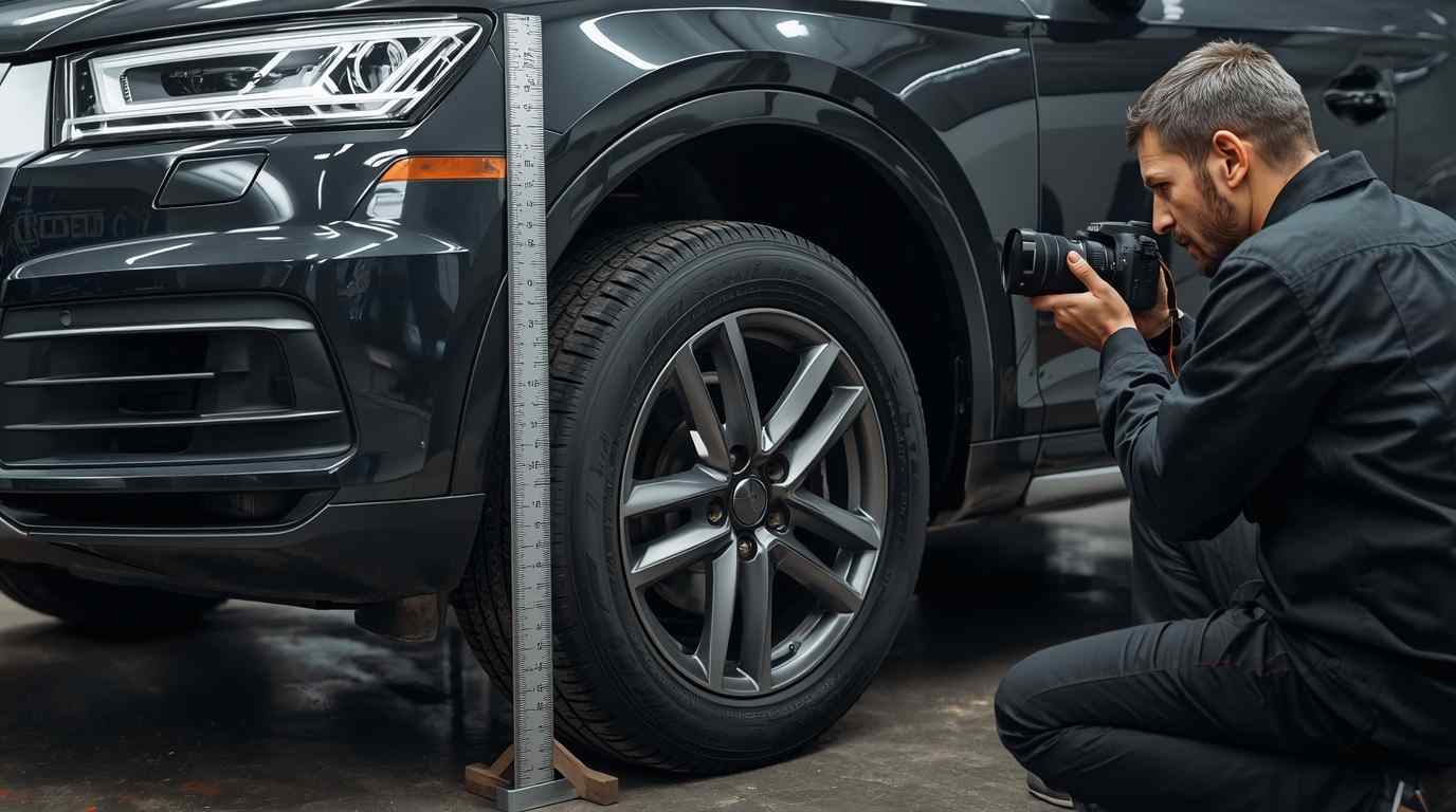 Final Audi Q5 wheel and corner documentation after body repair and quality inspection