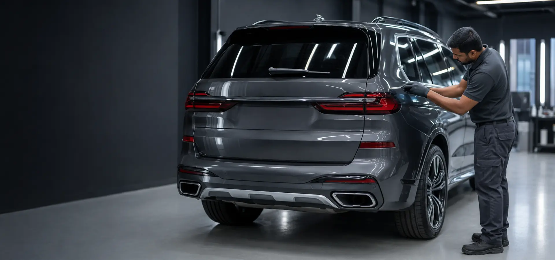 BMW X7 Body Repair Dubai BMW X7 body repair Dubai assessment for accident body and paint damage