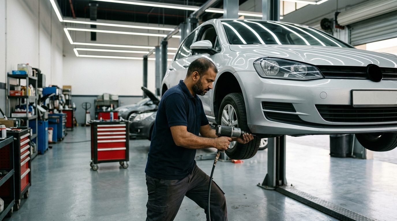 Car body repair assessment for a vehicle from Al Barsha Dubai