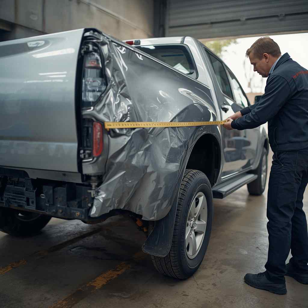 Changan exterior parts and pickup bed-to-cab alignment checked before replacement ordering