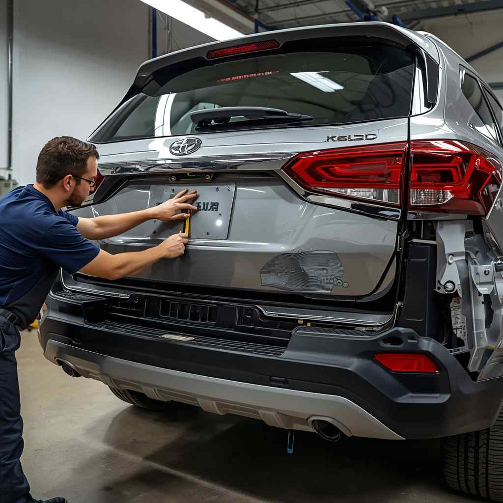 Changan pickup bed and cab zone assessed for alignment and rear-body impact relationships