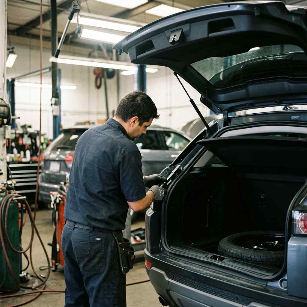 Range Rover Evoque tailgate and compact SUV usability checked after repair