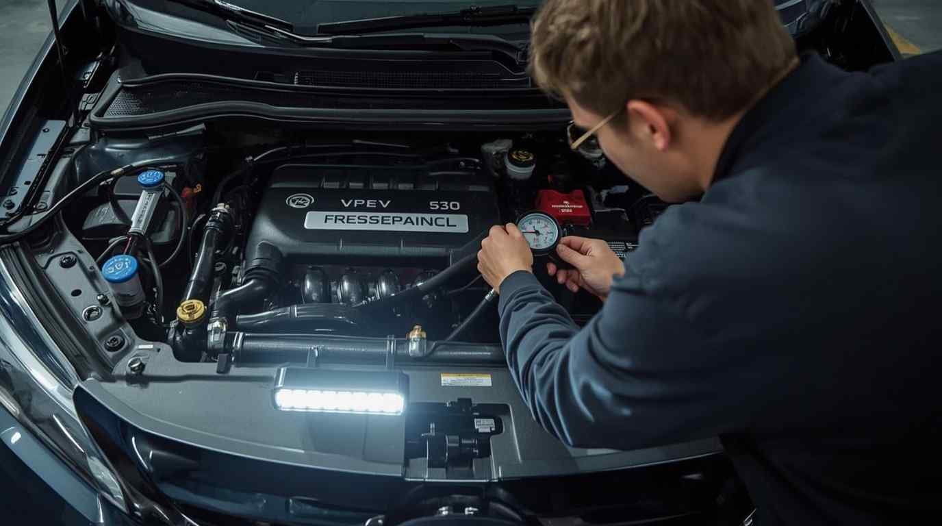 Cooling-system inspection after a front impact in Dubai Marina traffic