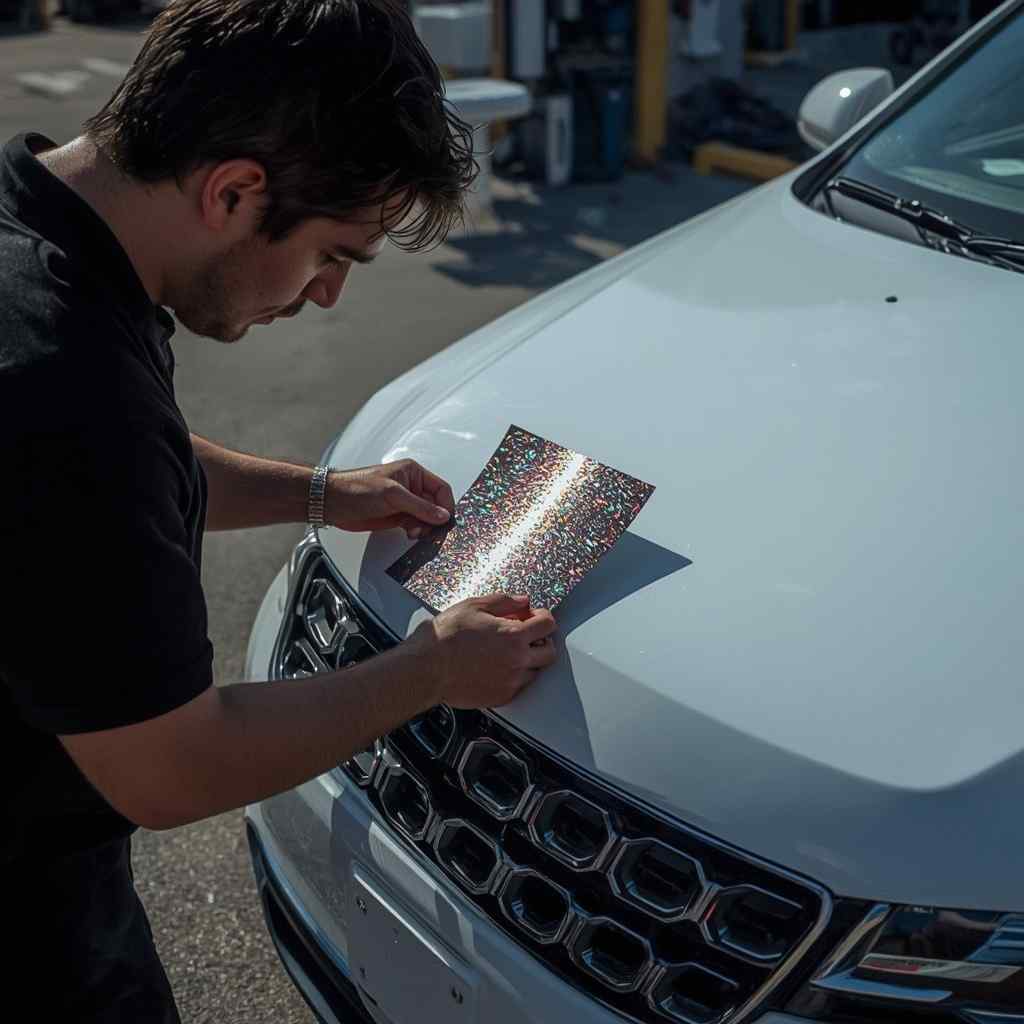 Controlled colour comparison for a vehicle body repair in Dubai